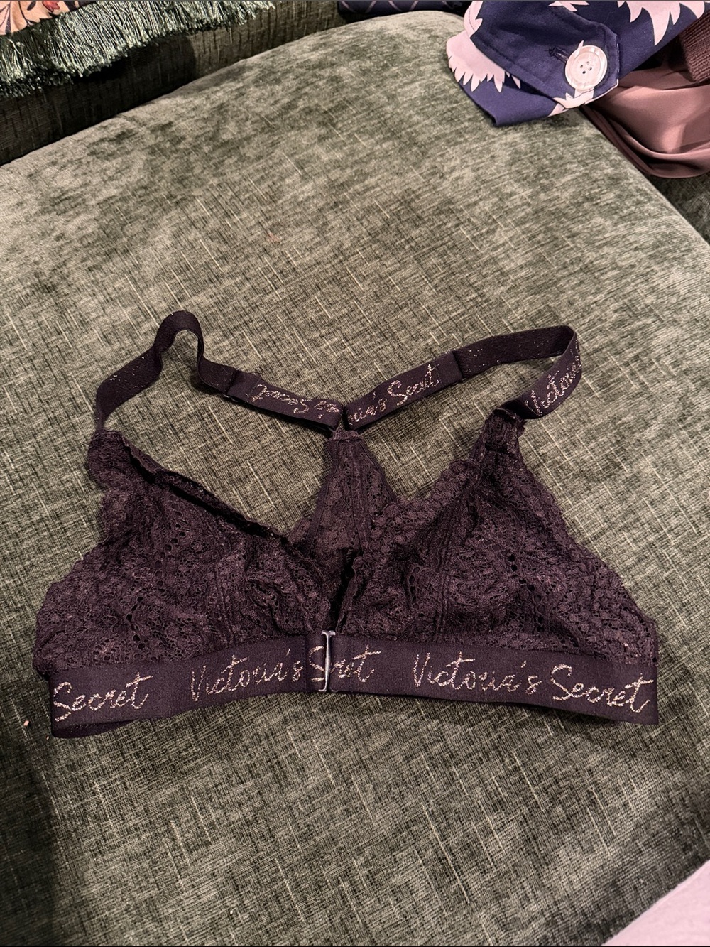 Victoria's Secret Lace Bralette in Dark Plum